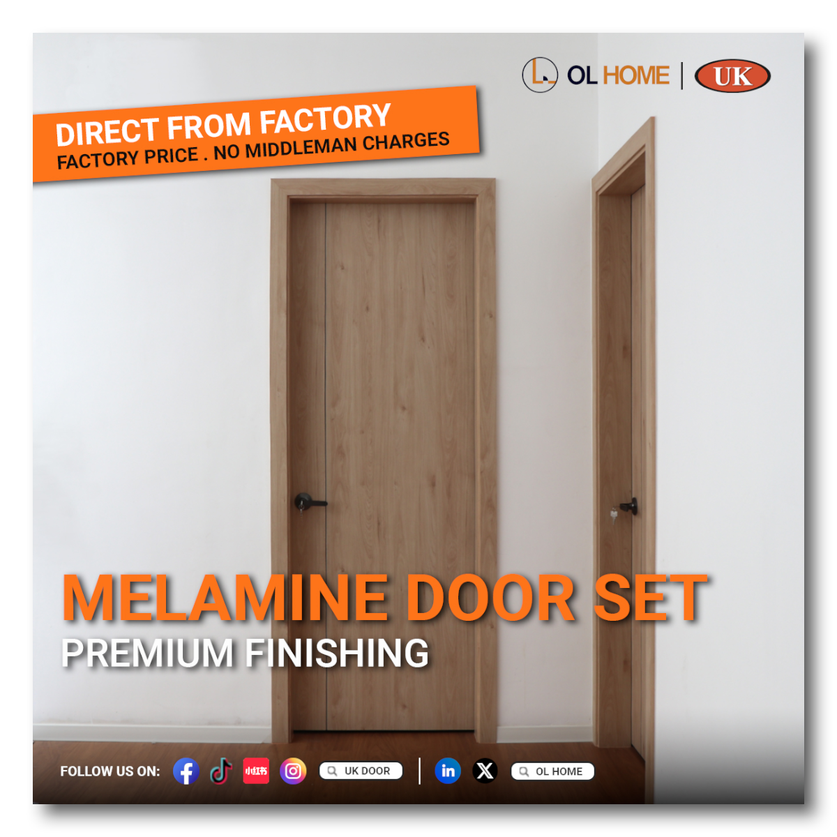 melamine door